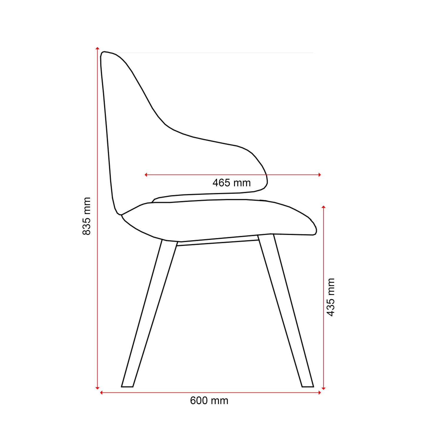 Orbit - Mid Back Wooden Base
