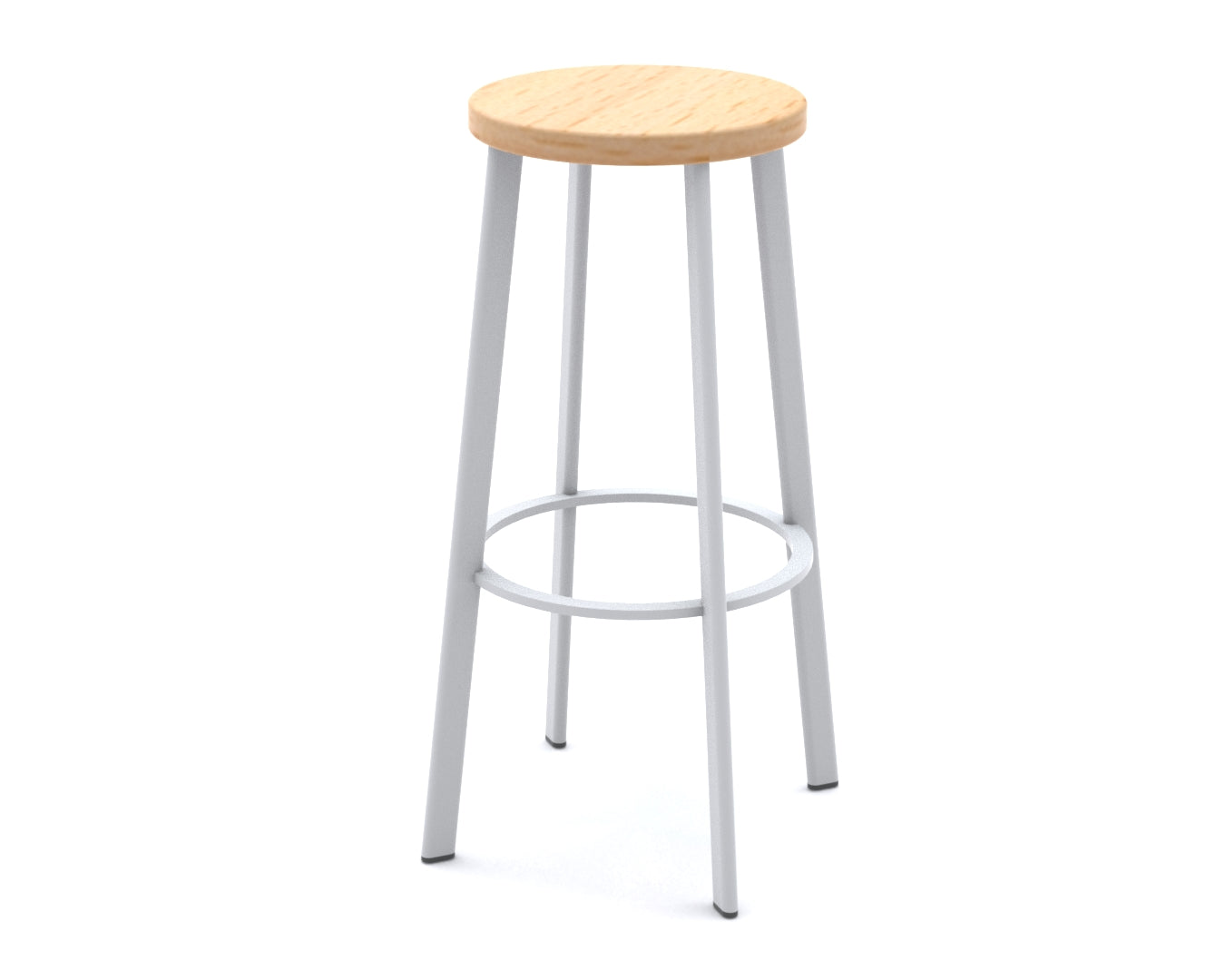 Tate Stool with Timber Seat