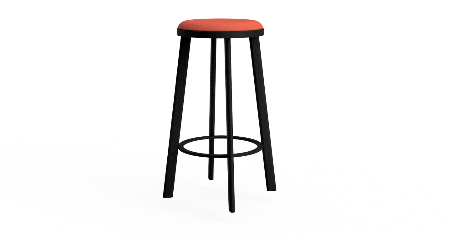 Tate Stool with Timber Seat