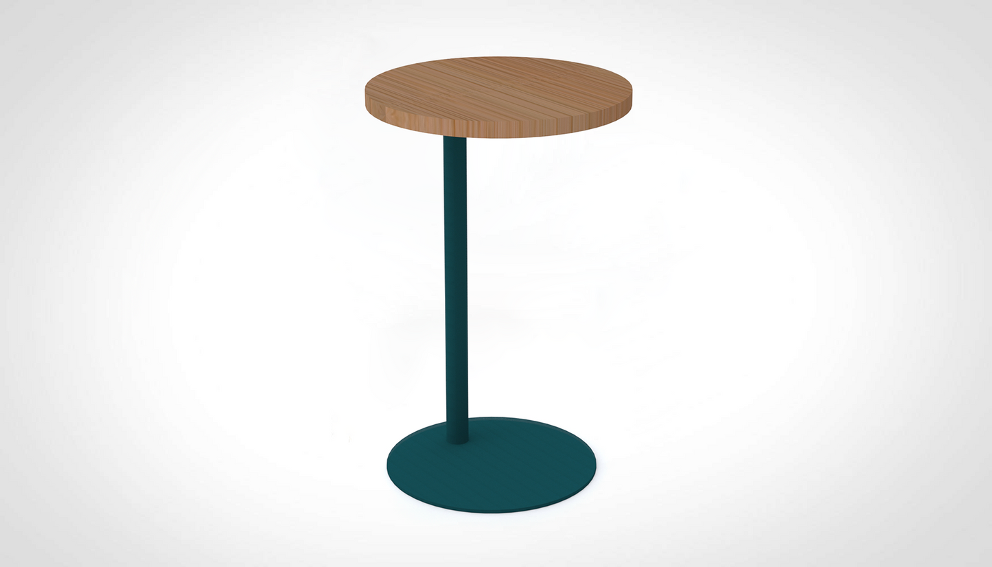 Flat Disk Laptop Table