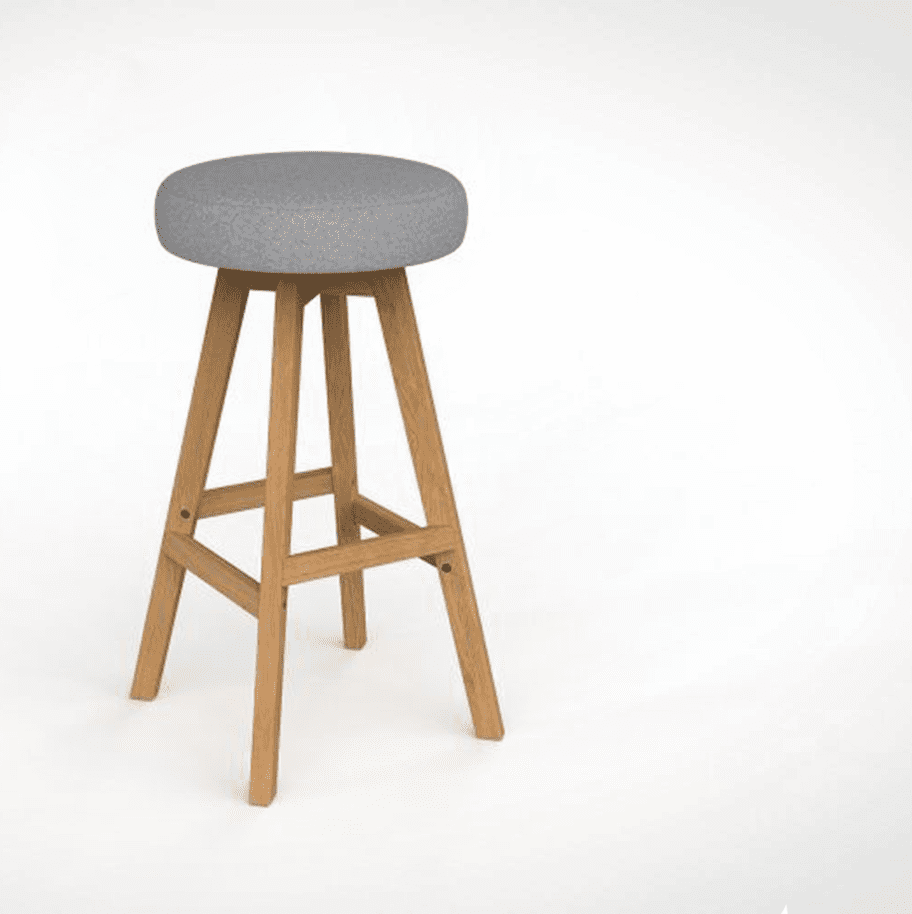 Luna Button Barstool