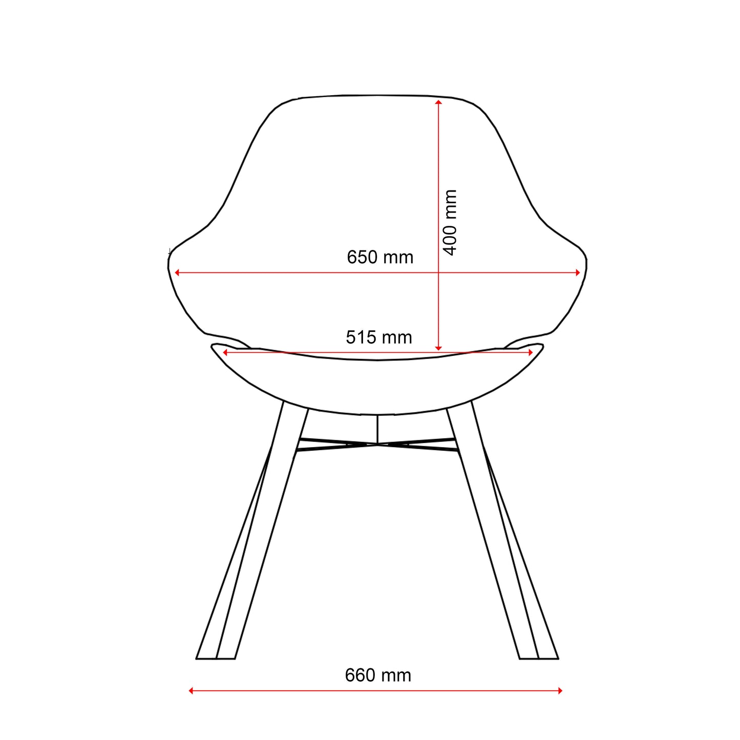 Orbit - Mid Back Wooden Base